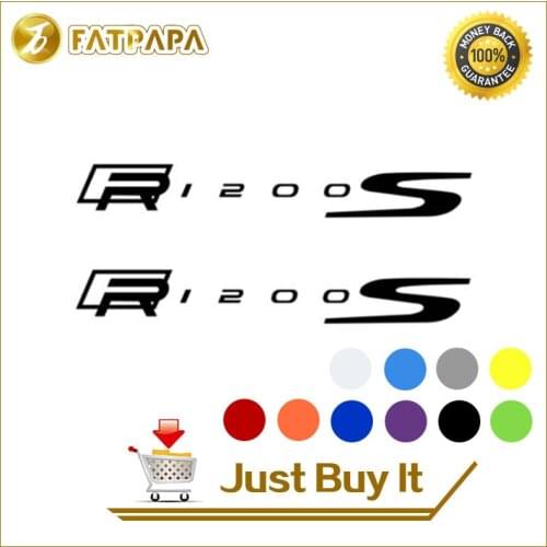 Motorcycle bike Fuel tank Wheels Fairing notebook Luggage helmet MOTO Sticker decals For BMW R1200S