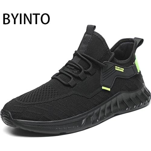 2021 New Men Tennis Shoes Breathable Mesh Non-Slip Wear-Resisting Sneakers Sport Male Sock Footwear Tenis Masculino Basket Homme