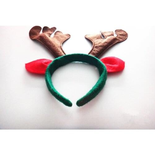 New Christmas Decorative Christmas Reindeer Antlers Headband Costume Tricolor Deer Antler 5ZHH103
