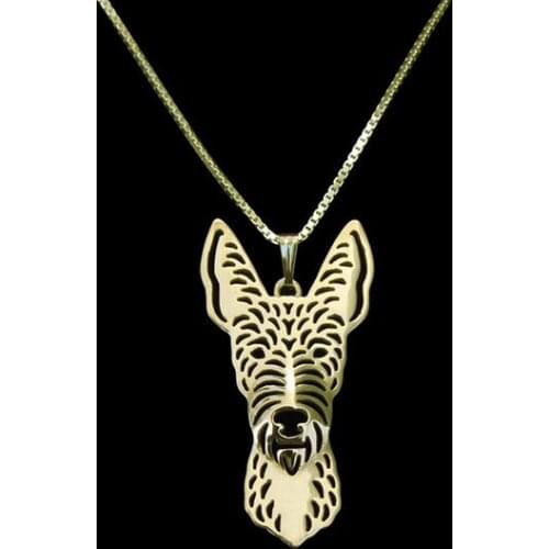 Handmade Wire-Haired Ibizan Hound Pendant women choker chain necklace charm jewelry pet Lovers Gift Idea