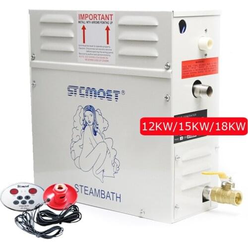 ST-120/ST-150/ST-180 Steam Generator 12KW/15KW/18KW Home Steam Machine Sauna Bath SPA Steam ShowerRoom Steaming Machine