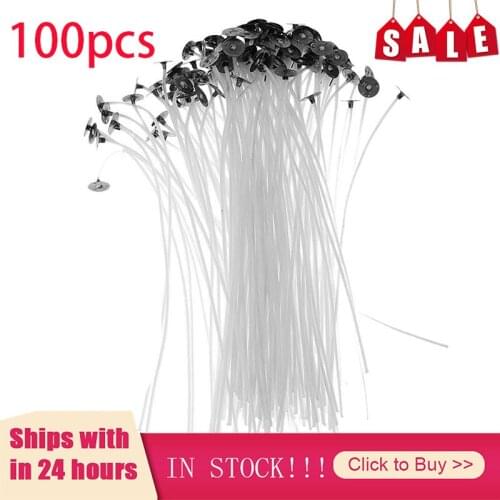 100PCS/bag Pure Cotton Core Candles Wicks 9/15/20cm DIY Candle Making Pre-waxed With Oil Wicks Home Party Supplies Dropshipping