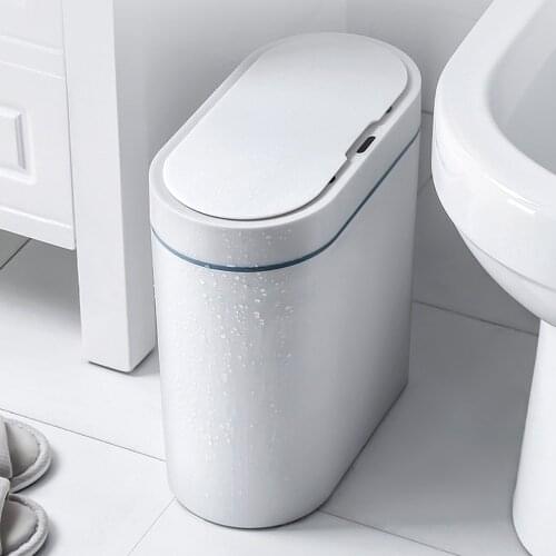 Smart Automatic Trash Can for Household Bathroom Kitchen Waterproof Electronic Sensor Bin Dustbin Bucket garbage Paper basket