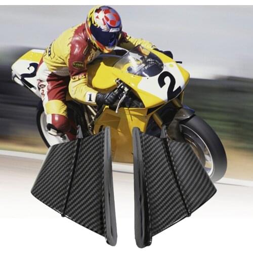 Motorcycle Winglet Universal Motorcycle Aerodynamic Spoiler Wing For Kawasaki ZX-10R BMW S1000RR HONDA CBR1000RR