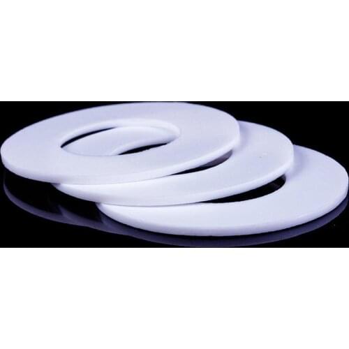 22x14x2mm PTFE Food Grade Flat Washer Gaskets Spacer Insulation Sealing Ring Strip