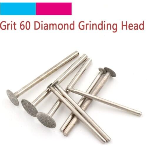 5pc 2.35/3mm shank Thin Slice Diamond Grinding Cutting Head Dia 3mm-14mm For Dremel Rotary Carving Polishing Tools BP Needle