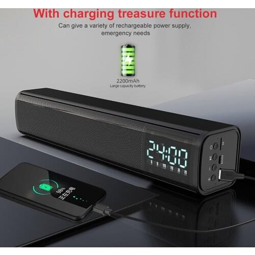 40W Wireless outdoor portable Bluetooth speaker super bass home theater subwoofer Soundbar audio column music center TF card