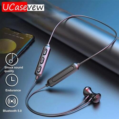 BT95 Hanging Neck Bluetooth 5.0 Wireless Sports Headset Ear Phone Bluetooth Headphones Earbuds Earphone With Mic For Cellphone