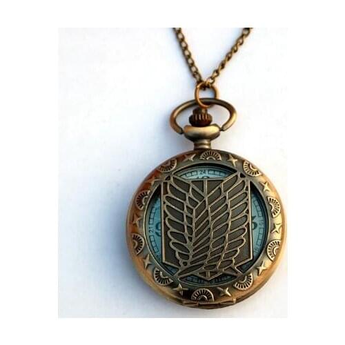 Clock / Watch Inspired by Attack on Titan Eren Jager Anime Cosplay Accessories