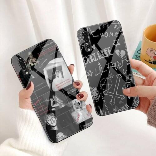 Lil Peep Lil Bo Peep Phone Case Tempered Glass For Huawei P30 P20 P10 lite honor 7A 8X 9 10 mate 20 Pro