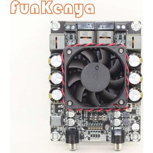 TAMP2x500W Dual-Channel Class D Digital Amplifier Power Finished Product Fever Board Fan STA516BE