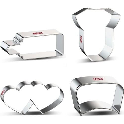 ZADE Heart Cookie Cutter for Fondant Biscuit Hospital Doctor Cookie Cutter - Stainless Steel