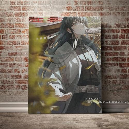 Muichiro Tokito Real life art Decoration Prints Home Decor Canvas Living Kids Room Bedroom Painting Wall Art Studio Poster