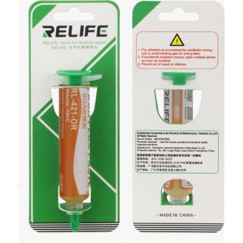 2pc BGA Powerful Fluid Slurry Active Rosin Flow Welding Mobile Phone Chip Computer SMD PGA PCB Maintenance RL421 Welding Tool