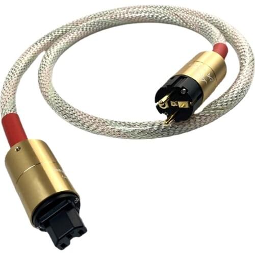 Fever Odin Valhalla Power Cable 9 / 12 Cores Silver Plated HiFi Audio Cord AU & US & EU Plug