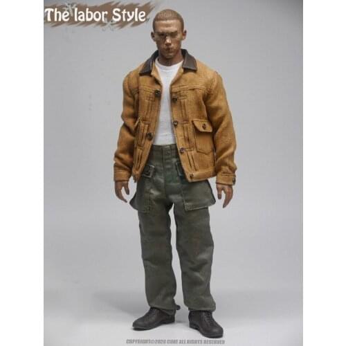 1/6 Scale Male Overalls Clothes Set Jacket for 12" Figure Body CUKE TOYS MA-011