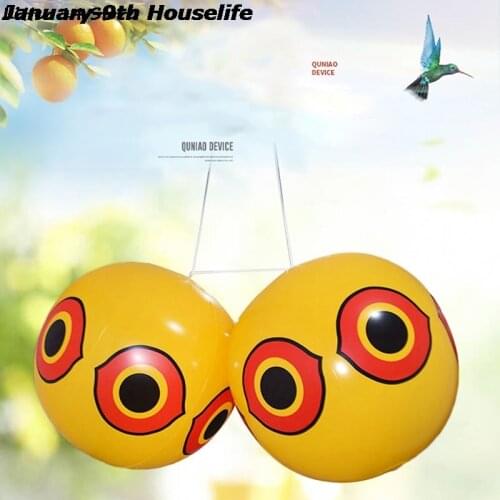 Anti-Bird Repellent Inflatable Scare Eye Balloons Hunting Pest Controller Fast Reliable Visual Deterrent Farm Orchard Protector