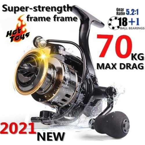 Brand New Metal Fishing Reel 18+1BB 5;2;1 Bait Projection Left and Right Fishing Reel