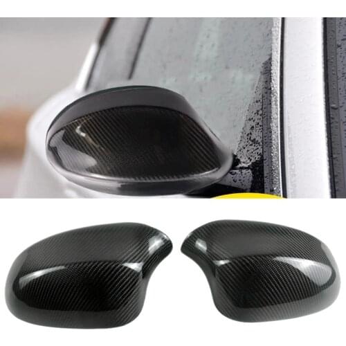 NEW-for BMW E90 3 Series 318I 320I 325I 330I 2009-2011 Carbon Fiber Side Rear View Mirror Cover Trim Side Wing Mirror Caps
