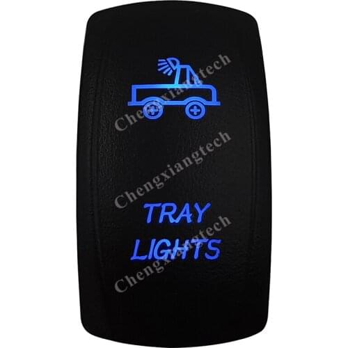 Tray Lights Car Boat Blue Led Lasor 5 Pin Rocker Toggle Switch On Off 12v 24v Marine Grade for Carling Arb Narva 4x4
