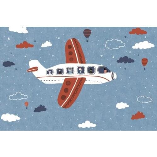 Custom 3D Wall Mural Nordic Hand-painted Minimalist Cartoon Space Planet Children Room Wallpaper Background Wall Mural Wallpaper