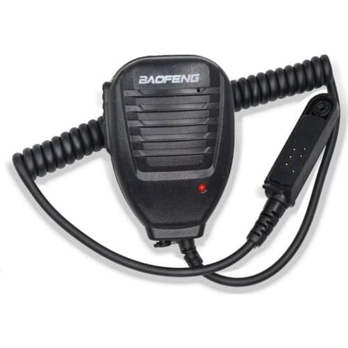5PCS Baofeng UV-9R Plus Walkie Talkie Microphone Waterproof Handfree MIC Speaker for A58 BF9700 GT-3WP Baofeng Ham Radio UV9R