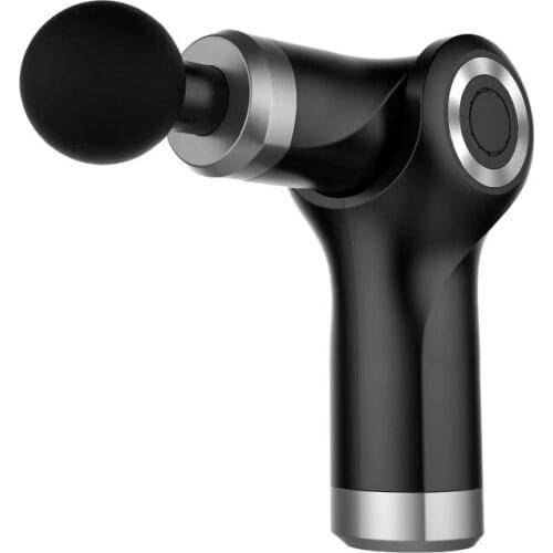 Portable Foldable Mini Muscle Massage Gun 4 Head Relax Muscle High Frequency Device Clear Lactic Acid After Exercise Masajeador