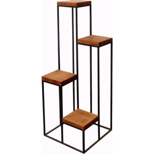 Modern İskarpela Elite Flower Bed Metal Wood coffee table coffee table table basse