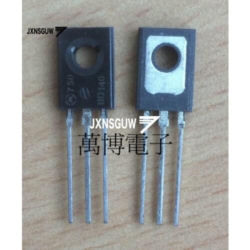 10PCS Original MOT BD140 TO-126 Transistor 140 Audio Power Amplifier BD140 Transistor Triode Copper feet Made in Malaysia