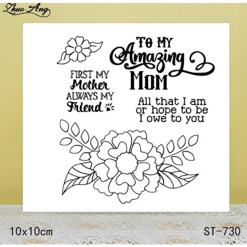 ZhuoAng Going together to transparent silicone stamps / stamps DIY scrapbook / album decoration transparent seal