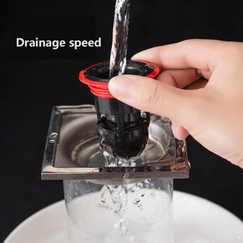 1PCS New Bath Shower Floor Strainer Cover Plug Trap Siphon Sink Kitchen Bathroom Water Drain Filter Insect Prevention Deodorant