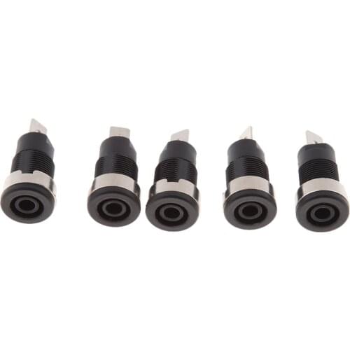 10pcs 4mm Banana Jack Panel Socket Speaker Audio Cable Connectors 1000V/32A