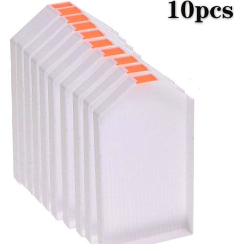 10pcs Bead Sorting Trays Large Diamond Rhinestone Plate Tray Diamond Painting Accessories Nail Art Dotting Tool for DIY Craft