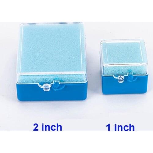 100pcs Denture Box Sponge Case Dental Box Appliance Container Storage Box for False Veneer Teeth