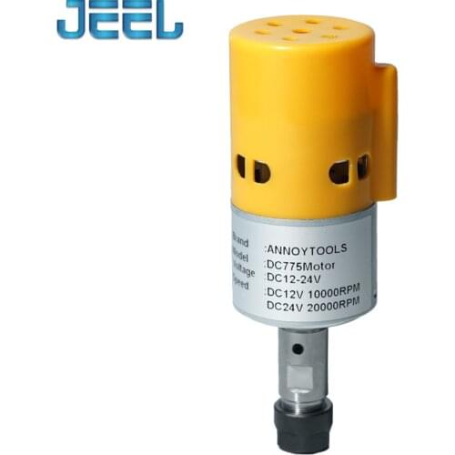 DC 12V Motor 775 12-24V 10000-20000 RPM Large Torque Double Ball Bearing Brush for CNC 3018 Router Machine