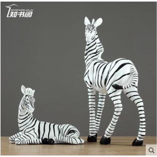 Flamingos furnishing a creative Nordic household Contracted zebra places sitting room TV ark wine adornment to live in original