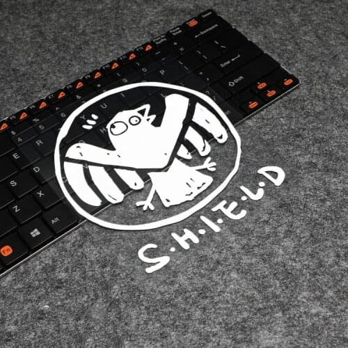 LuLuSticker #011 13.8x15cm SHIELD Symbol Popular Car Trunk Car Window Car Body Reflective Stickers Motorcycle Trunk Decals