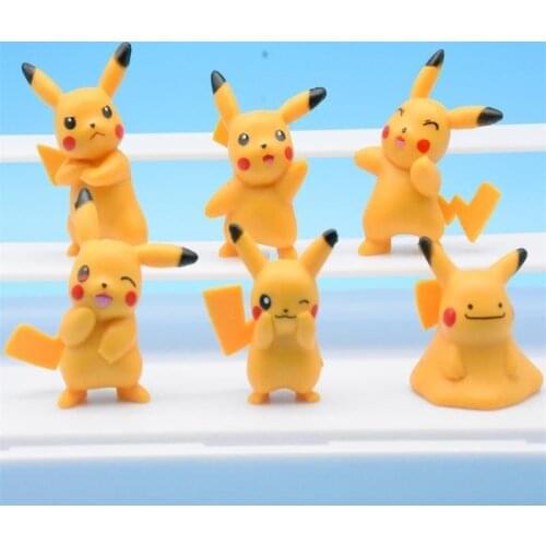 Pokemon Pikachu Serie Cute Action Figure Ornament Model Toys Birthday Gifts