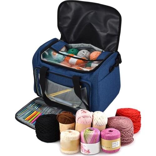 NEW yarn storage bag knitting Sturdy Lightweight Premium Yarn Storage Tote Crocheting Supplies Organizer Holder #CW