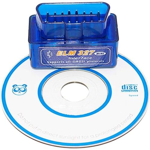 New Obd V2.1 Mini Elm327 Obd2 Bluetooth Auto Scanner Obdii 2 Car Elm 327 Tester Diagnostic Tool For Android Windows Symbian(Bl