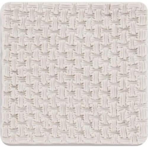 Knitting Texture Mat Silicone Mould Mold Paperclay Cake fondant Craft Decor