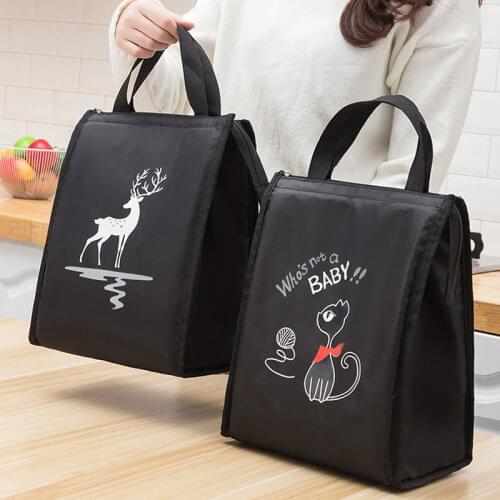 Aluminum Foil Thermal Lunch Bags Food Preservation Insulation Heat Waterproof Oxford Cloth Portable Outdoor Picnic Storage Tote