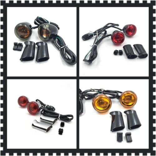 Aftermarket motorcycle parts Rear Turn Signal Light Indicator For Harley-Davidson 1992-2016 Sportster XL 883 1200 Red