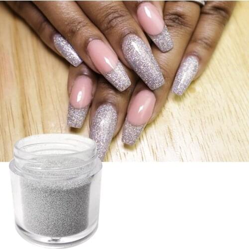 1 box holographic dipping nail dipping powder set pigment glitter nail gradient glitter acrylic nail art decorations