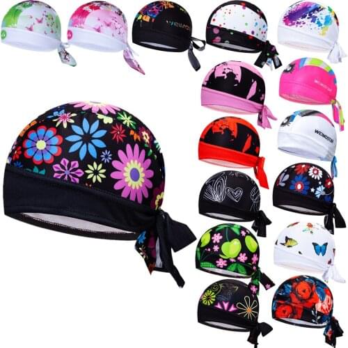 2021 Running Anti-Sweat UV Headwear Womens Cycling Bandana Bicycle Head Scarf Road Bike Headband
