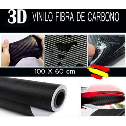 3D FIBER VINYL CARBON 100x60 CM CARBON FIBER VINYL BLACK car Tunning