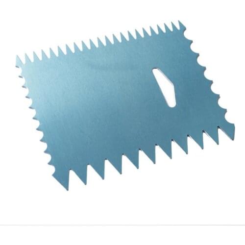 Aluminum Cake Cream Scraper Baking Tool Cake Decorating Tool Serrated Edge Sugarcraft Pastry Tools Cake Tools