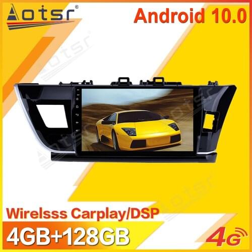 Android Car Multimedia Stereo Player For Toyota Corolla 2013 2014 2015 Tape Radio Recorder Auto GPS Navi Head Unit No 2Din 2 Din