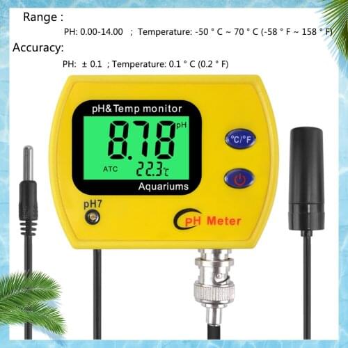 Hot Sale PH Meter Digital Water Analysis Meter Portable Electronic Tester With Backlight