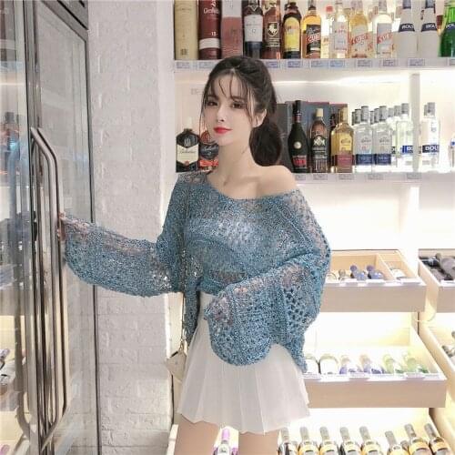 Cheap wholesale 2021 spring summer autumn new fashion casual warm nice women Sweater woman female OL v neck sweater BAy126